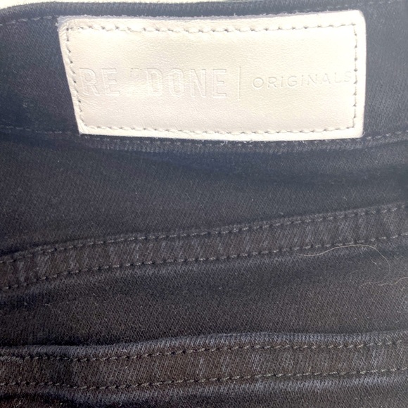 RE/DONE ORIGINAL Stretch High-Rise Ankle Crop Skinny Jeans - Picture 8 of 13